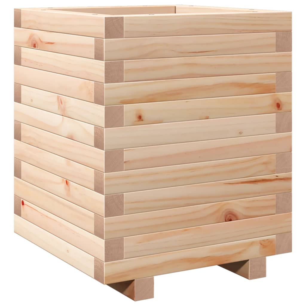 VidaXL Jardinière 40x40x49,5 cm bois de pin massif