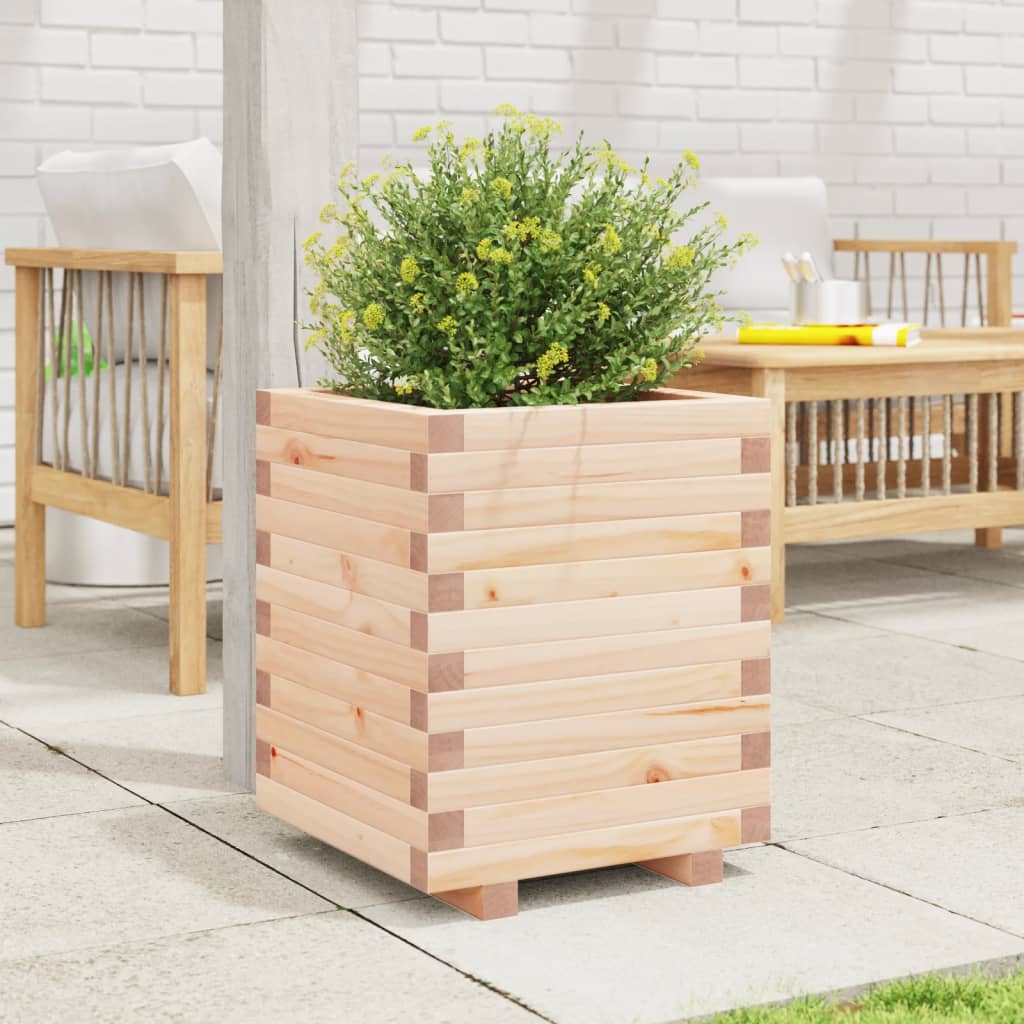 VidaXL Jardinière 40x40x49,5 cm bois de pin massif