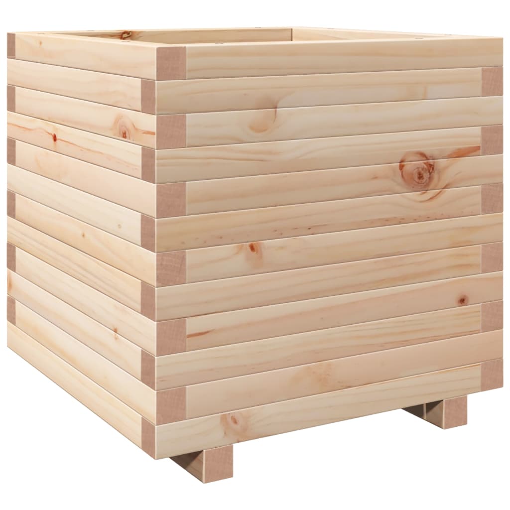 VidaXL Jardinière 50x50x49,5 cm bois de pin massif