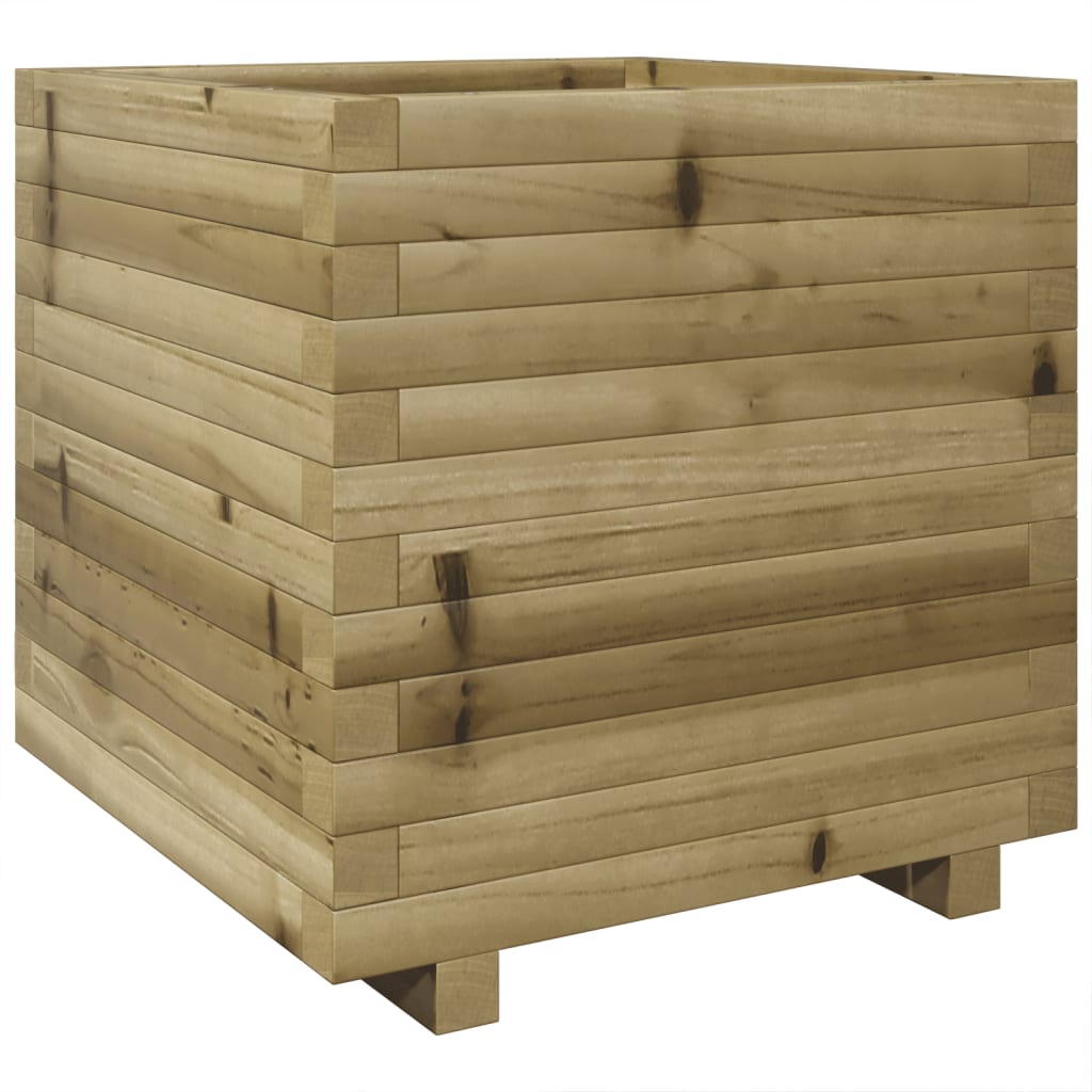VidaXL Jardinière 50x50x49,5 cm bois de pin imprégné