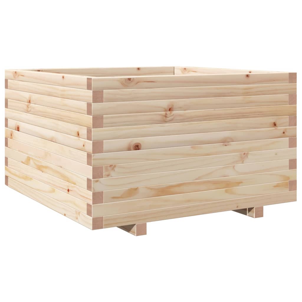 VidaXL Jardinière 80x80x49,5 cm bois de pin massif