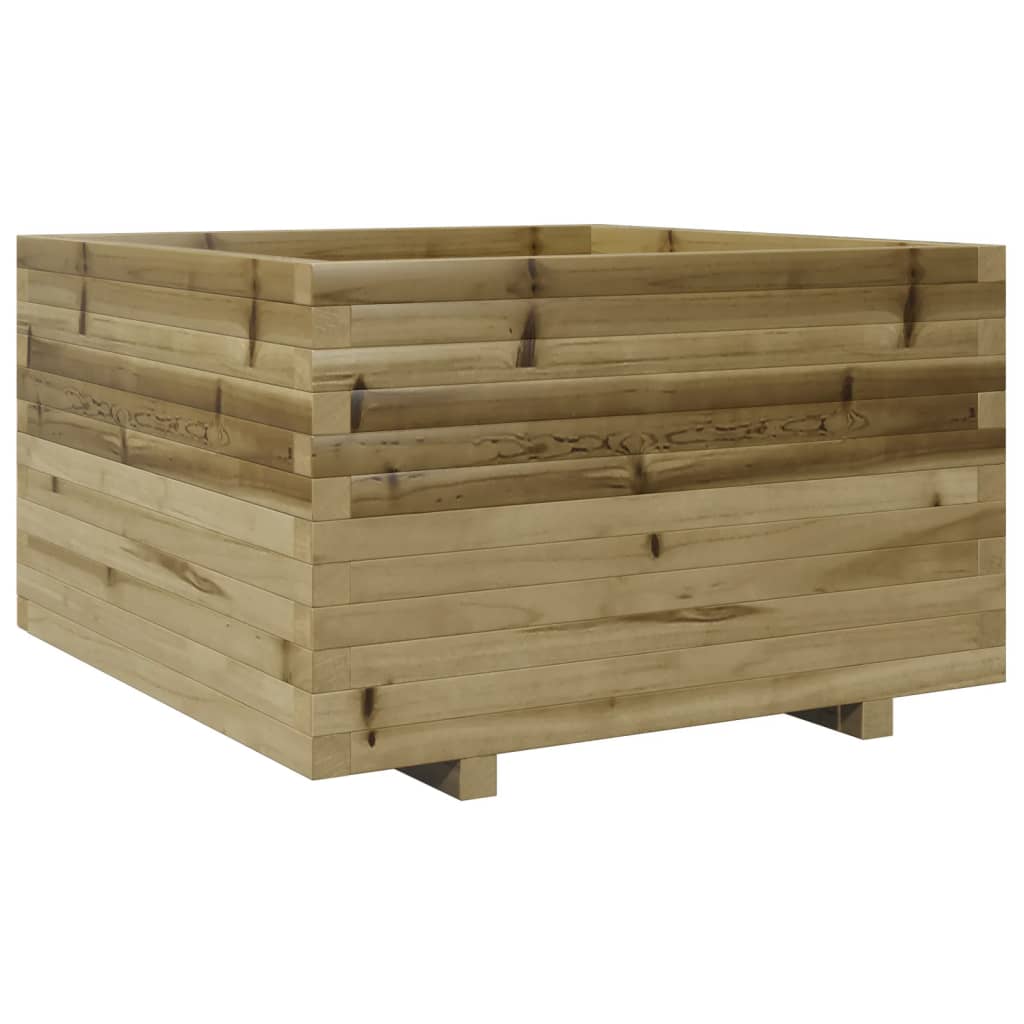 VidaXL Jardinière 80x80x49,5 cm bois de pin imprégné