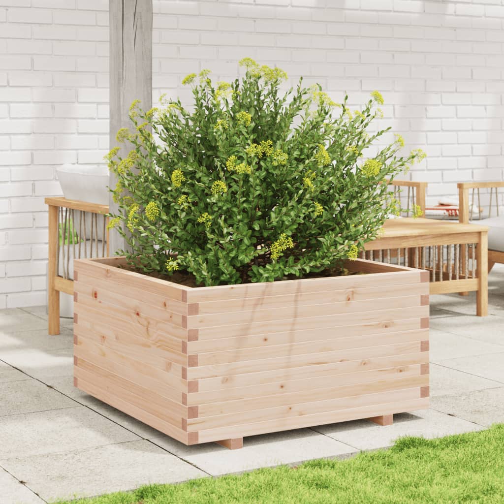VidaXL Jardinière 90x90x49,5 cm bois de pin massif