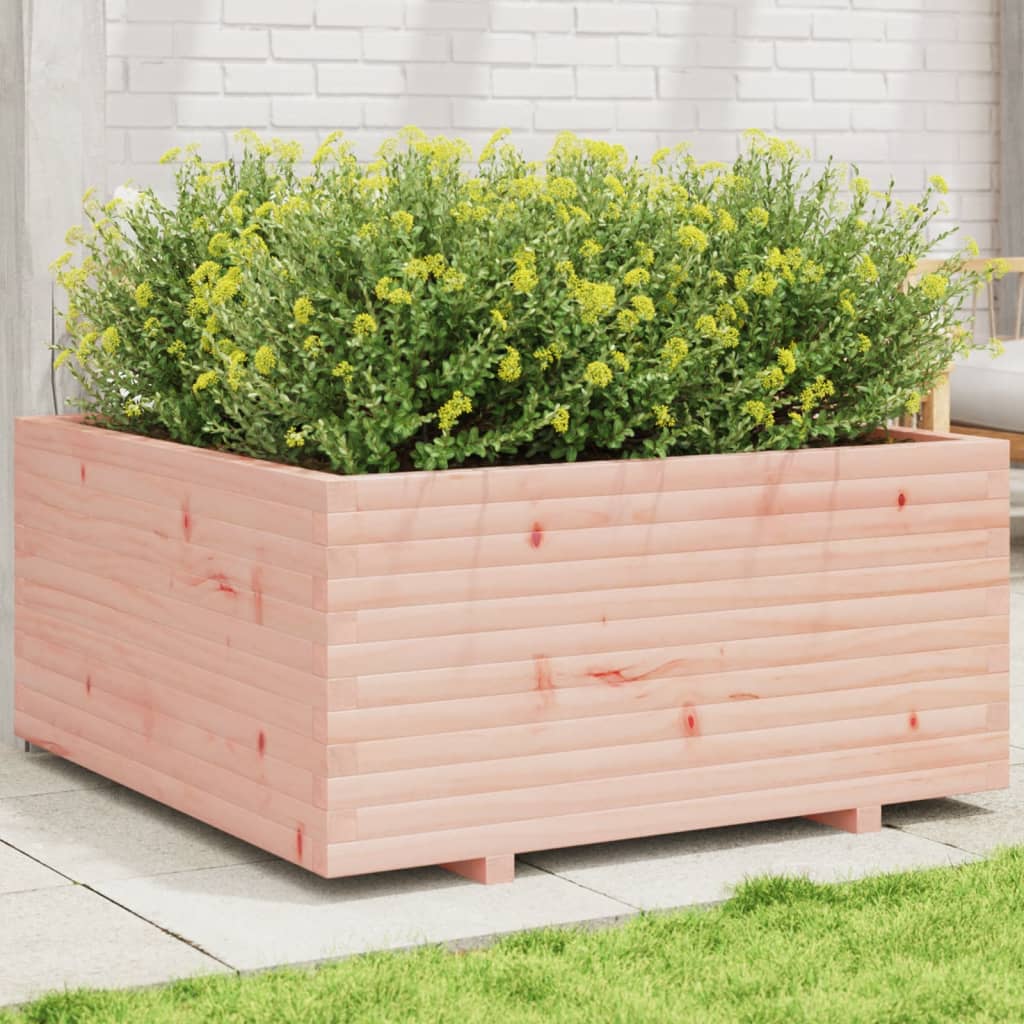 VidaXL Jardinière 100x100x49,5 cm bois de Douglas massif