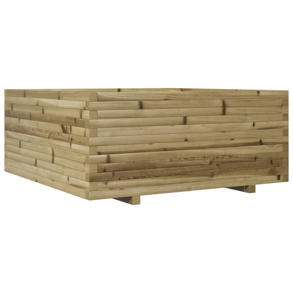 VidaXL Jardinière 110x110x49,5 cm bois de pin imprégné