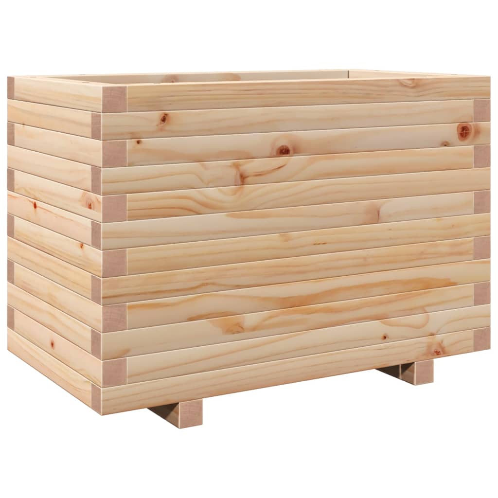 VidaXL Jardinière 70x40x49,5 cm bois de pin massif