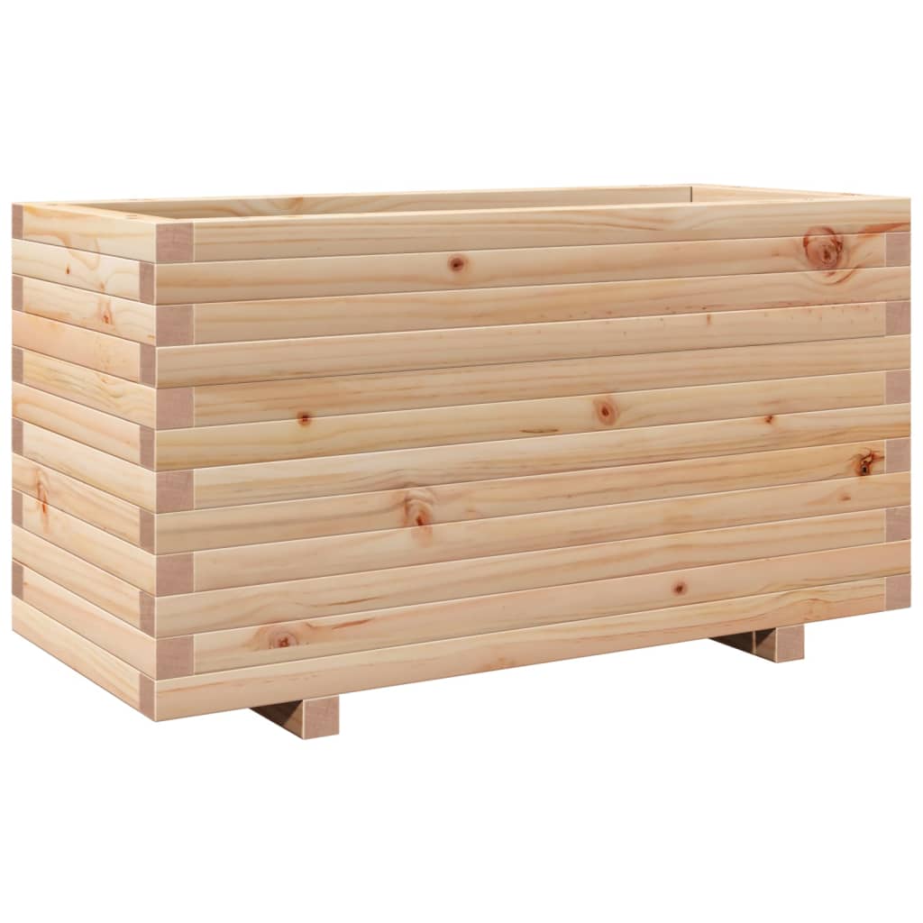VidaXL Jardinière 90x40x49,5 cm bois de pin massif