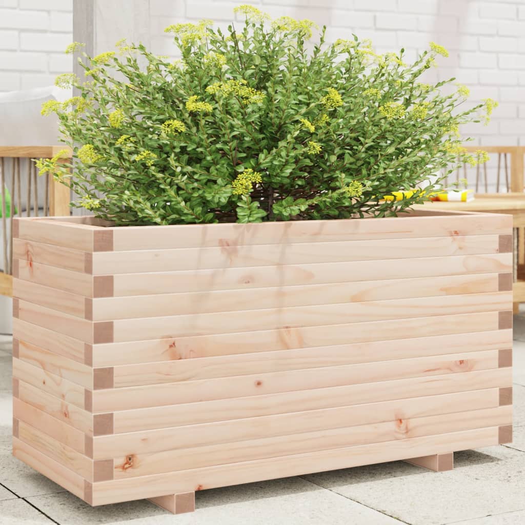 VidaXL Jardinière 90x40x49,5 cm bois de pin massif