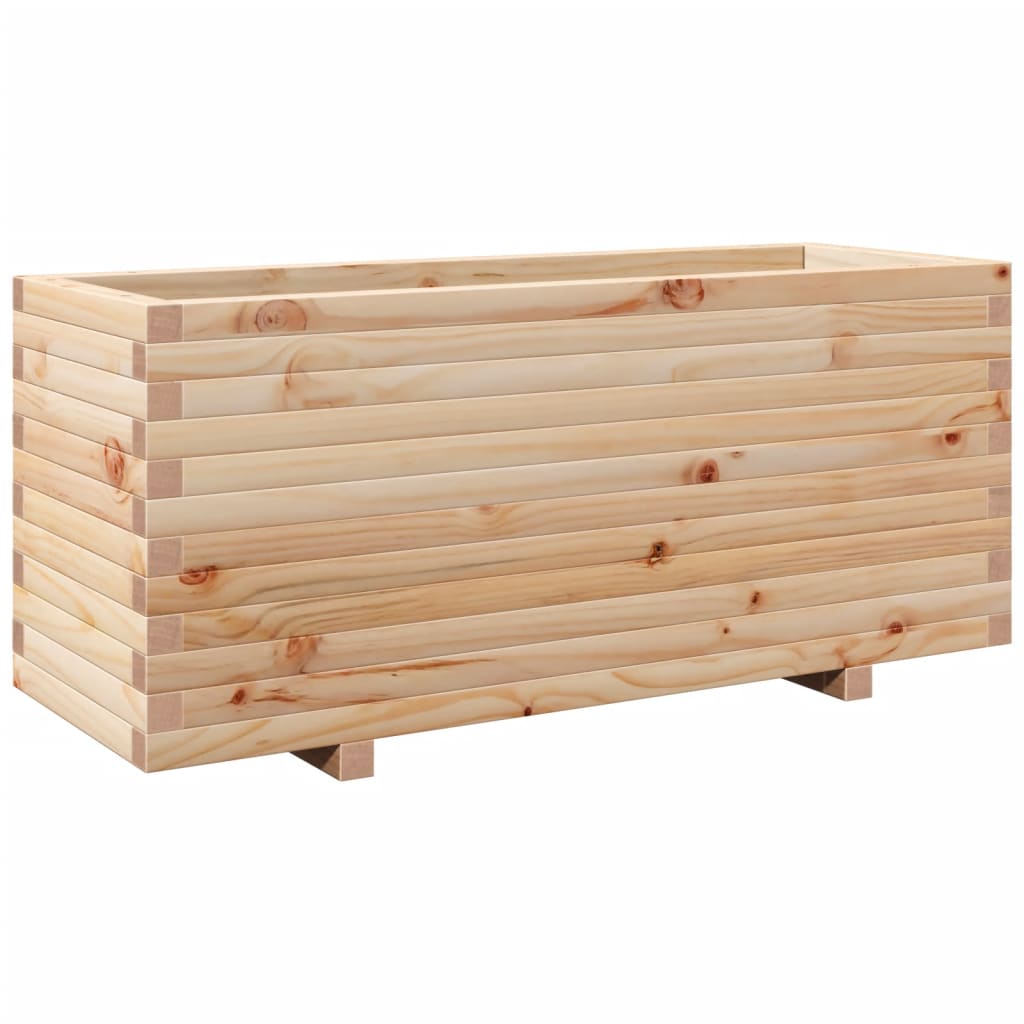 VidaXL Jardinière 110x40x49,5 cm bois de pin massif