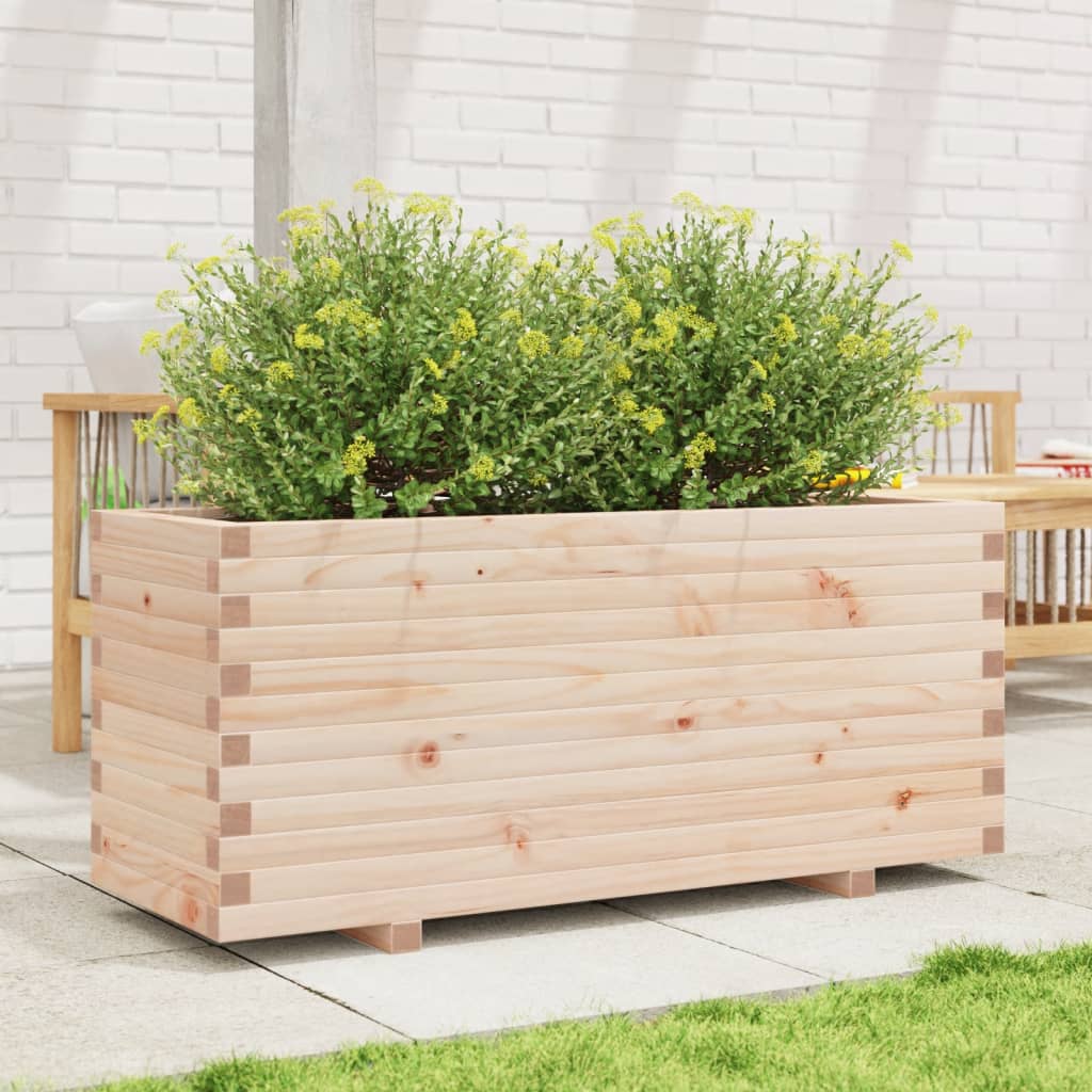 VidaXL Jardinière 110x40x49,5 cm bois de pin massif