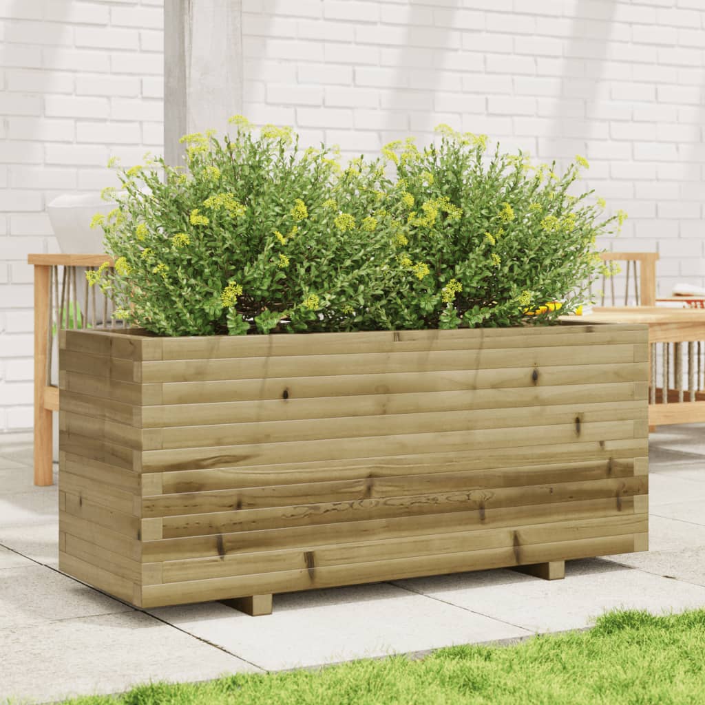 VidaXL Jardinière 110x40x49,5 cm bois de pin imprégné