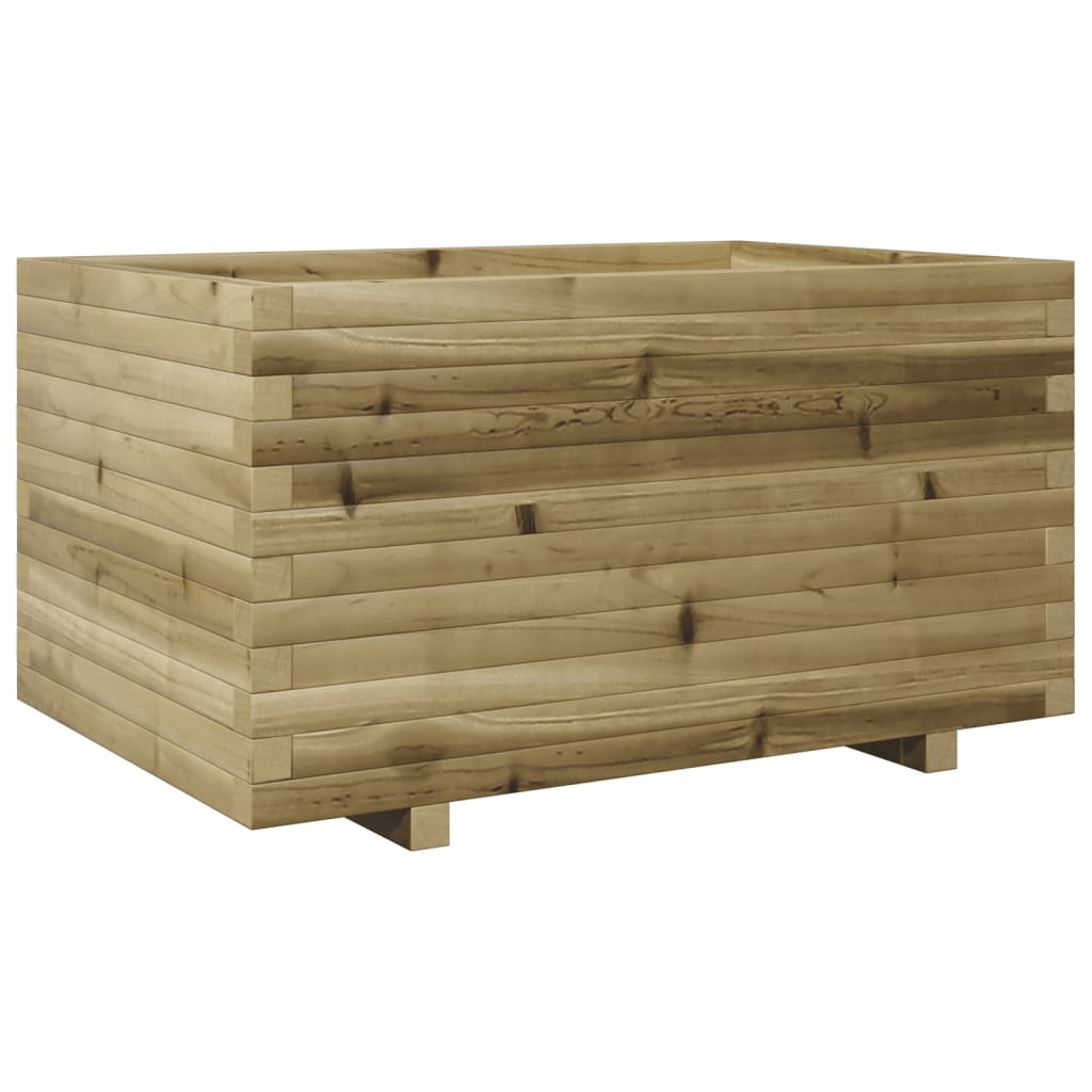VidaXL Jardinière 90x60x49,5 cm bois de pin imprégné
