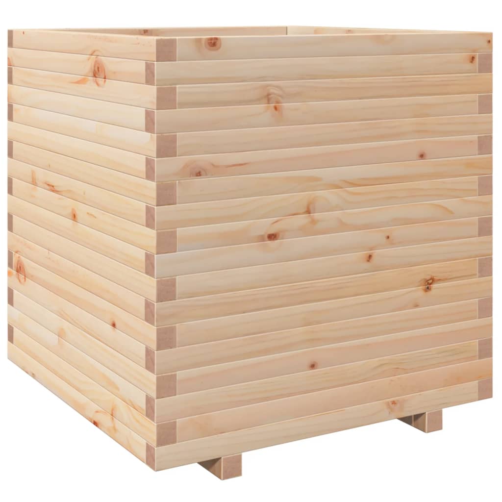 VidaXL Jardinière 70x70x72,5 cm bois de pin massif