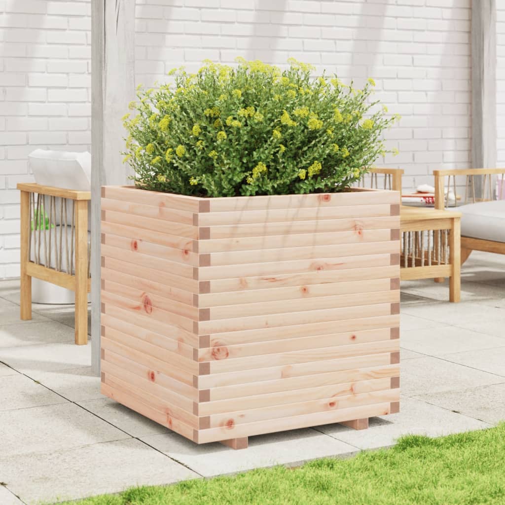 VidaXL Jardinière 70x70x72,5 cm bois de pin massif