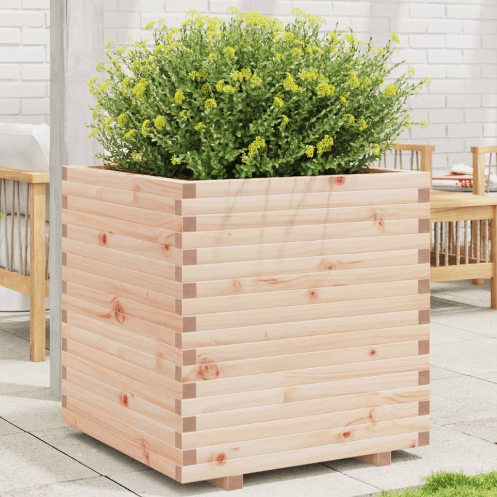 VidaXL Jardinière 70x70x72,5 cm bois de pin massif