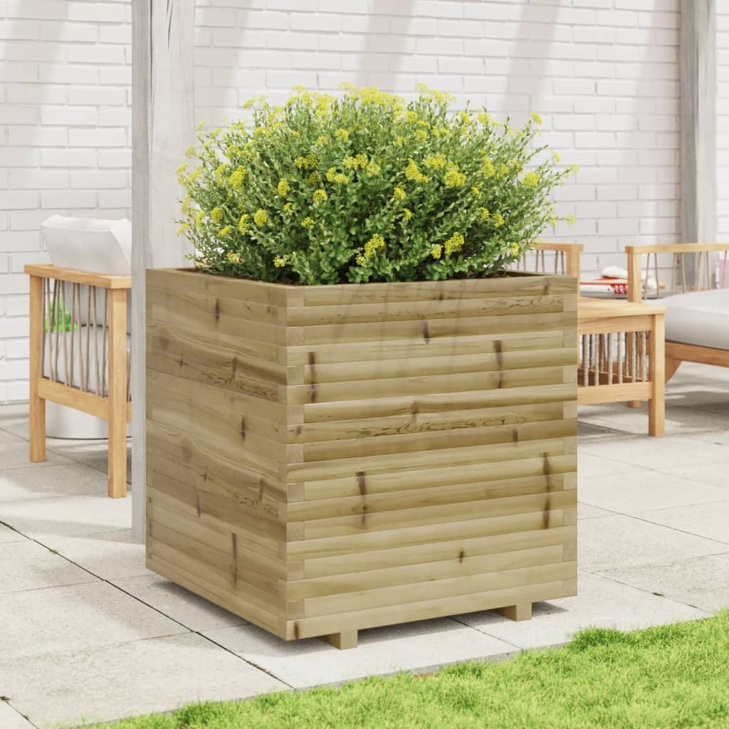VidaXL Jardinière 70x70x72,5 cm bois de pin imprégné