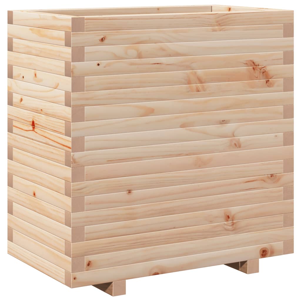 VidaXL Jardinière 70x40x72,5 cm bois de pin massif