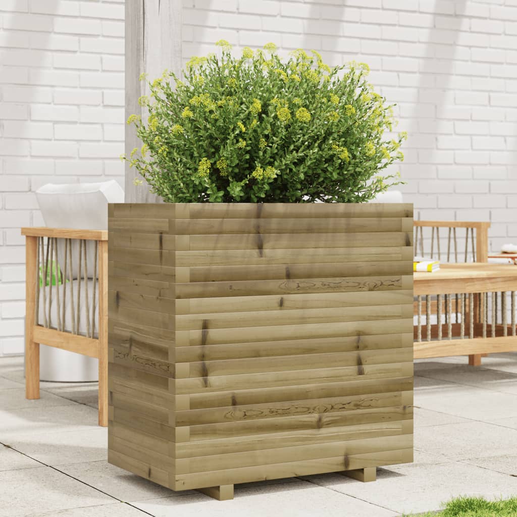 VidaXL Jardinière 70x40x72,5 cm bois de pin imprégné