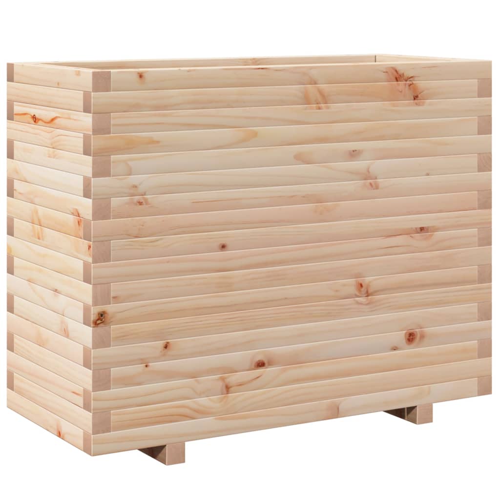 VidaXL Jardinière 90x40x72,5 cm bois de pin massif