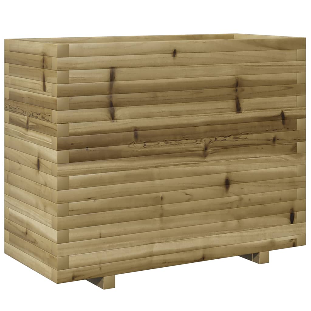 VidaXL Jardinière 90x40x72,5 cm bois de pin imprégné
