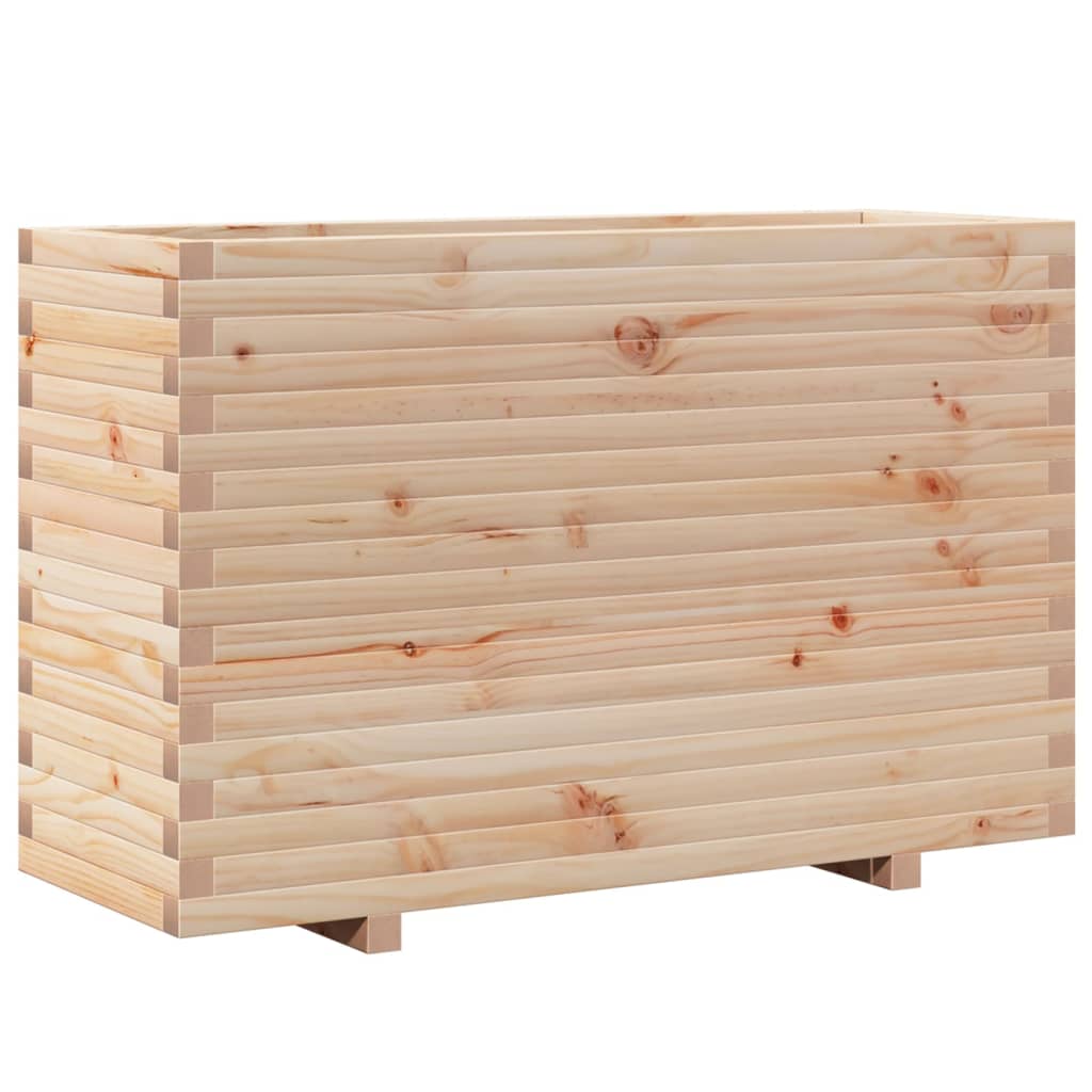 VidaXL Jardinière 110x40x72,5 cm bois de pin massif