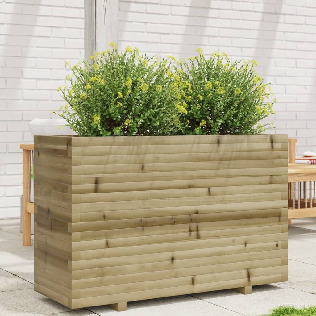 VidaXL Jardinière 110x40x72,5 cm bois de pin imprégné
