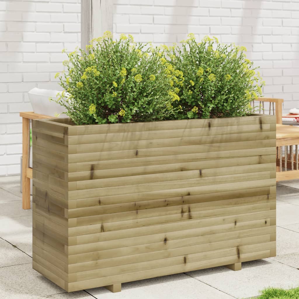 VidaXL Jardinière 110x40x72,5 cm bois de pin imprégné