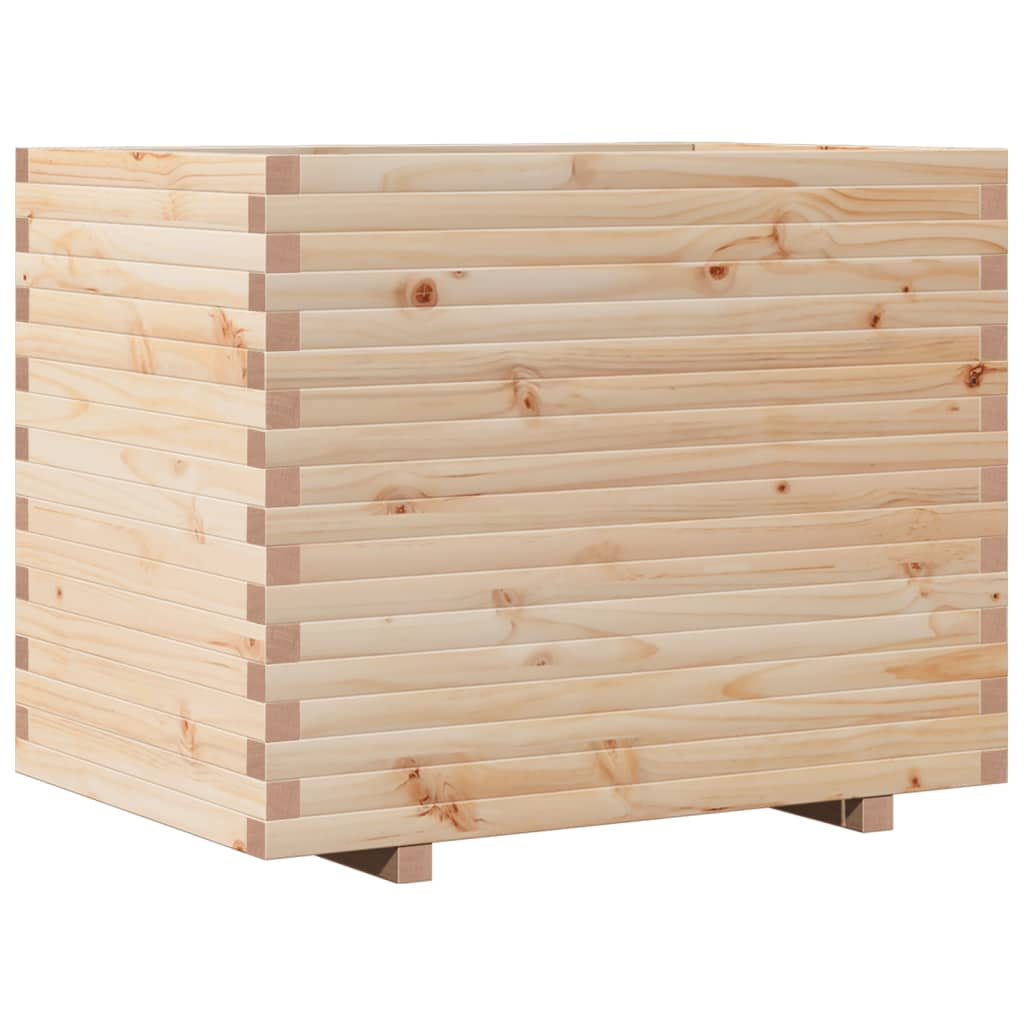 VidaXL Jardinière 90x60x72,5 cm bois de pin massif