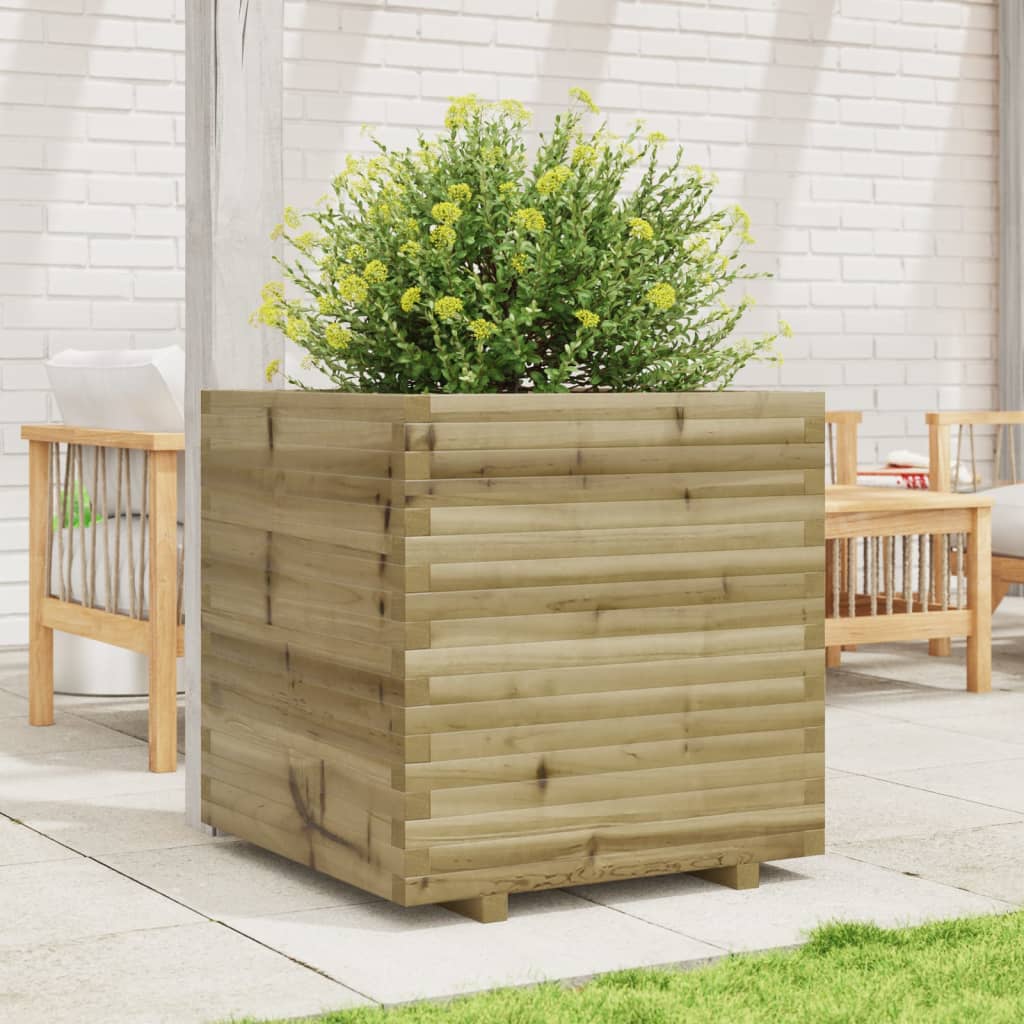 VidaXL Jardinière 70x70x72 cm bois de pin imprégné