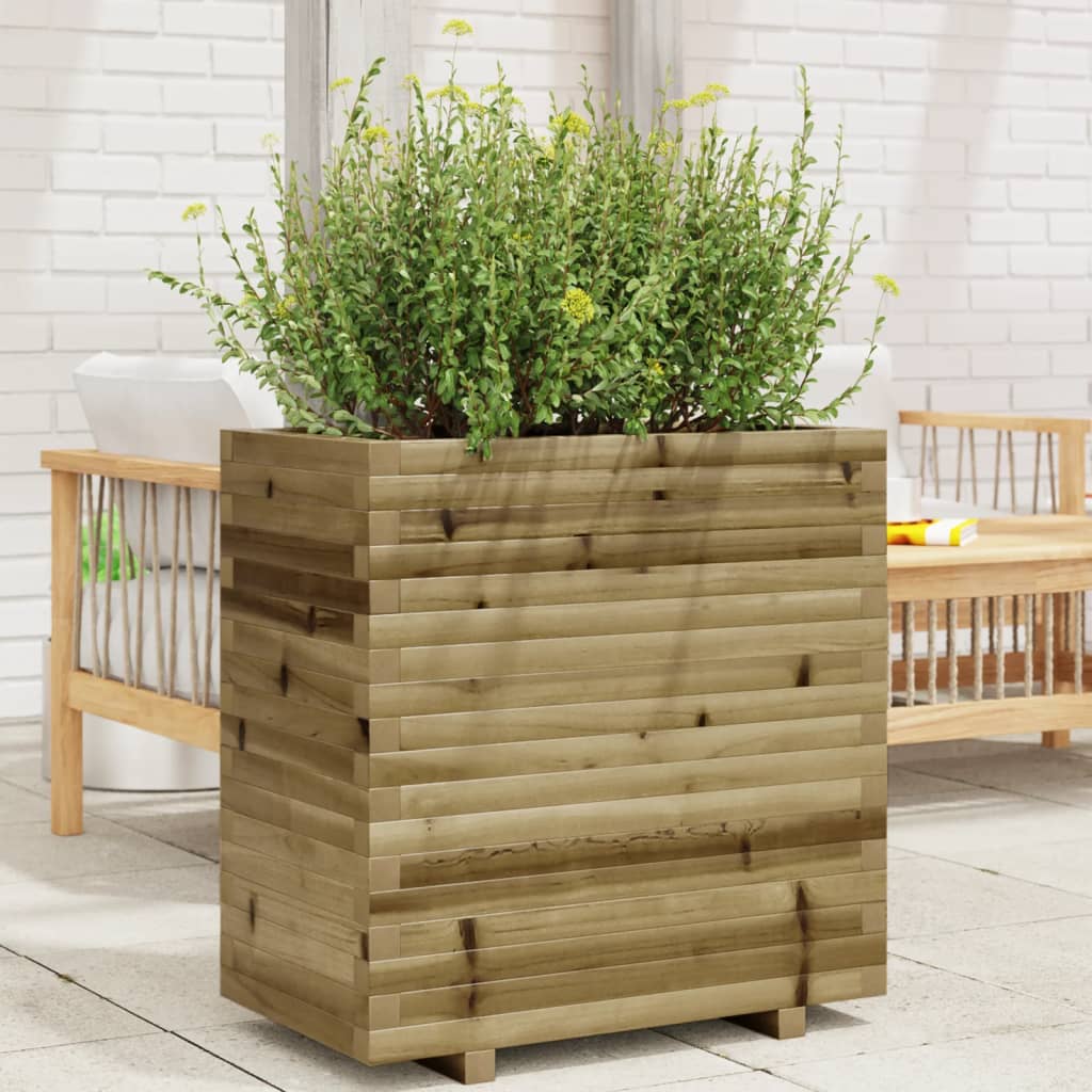 VidaXL Jardinière 70x40x72 cm bois de pin imprégné