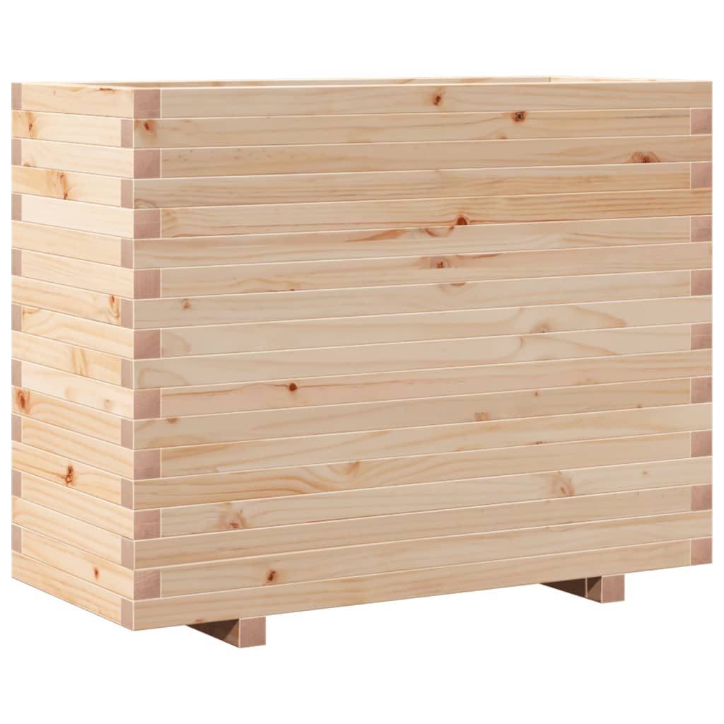 VidaXL Jardinière 90x40x72 cm bois de pin massif