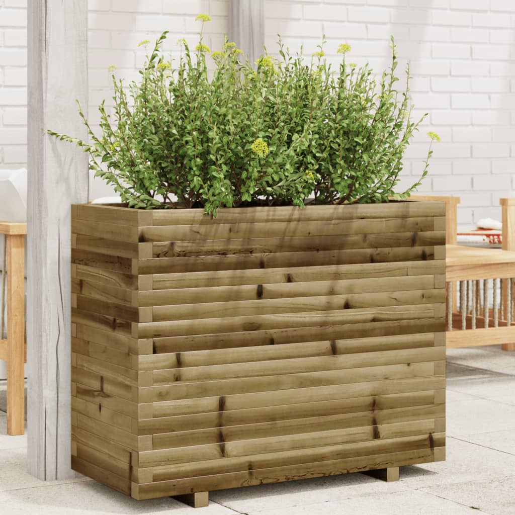 VidaXL Jardinière 90x40x72 cm bois de pin imprégné