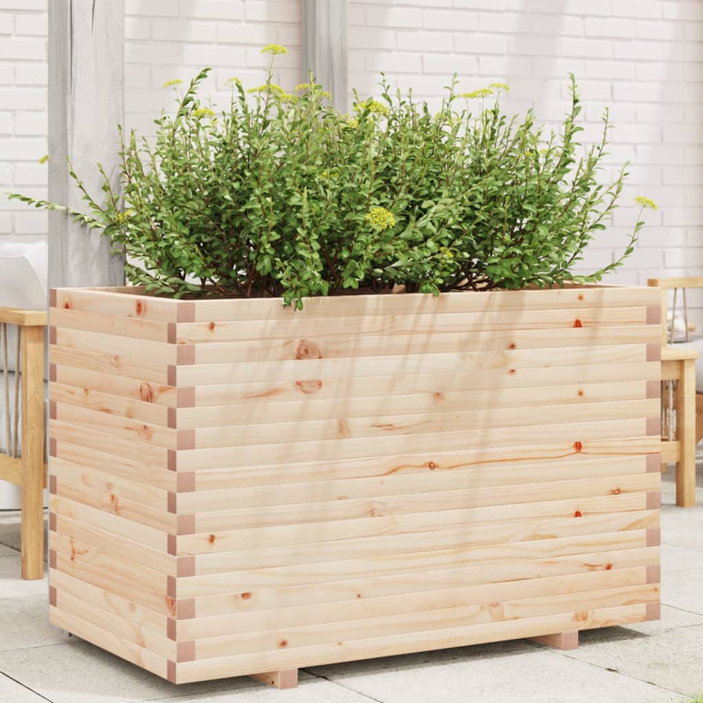 VidaXL Jardinière 110x60x72 cm bois de pin massif