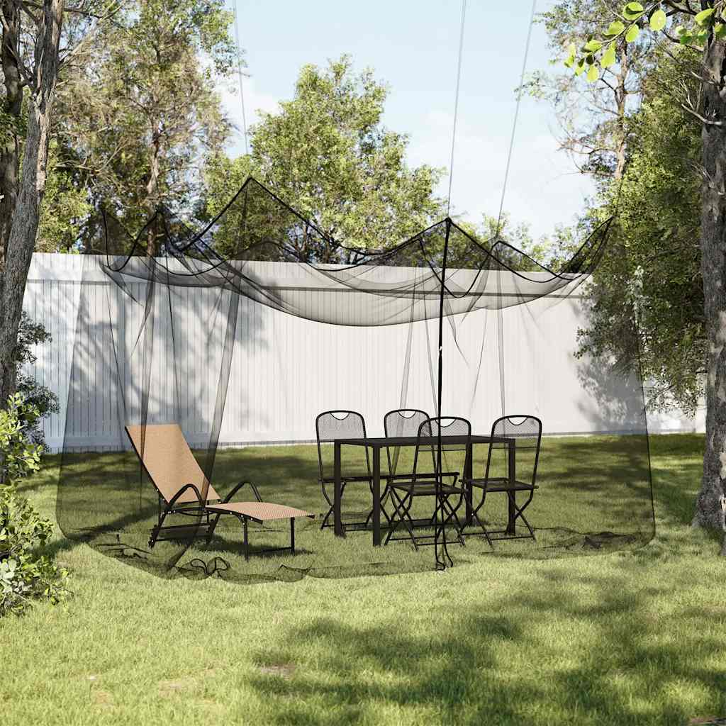 VidaXL moustiquaire pour intérieur et extérieur 156 maille 300x300x250 cm noir