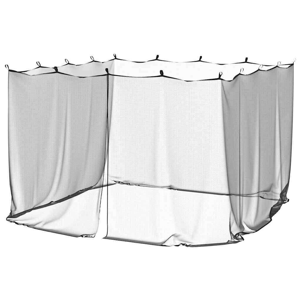 VidaXL moustiquaire 156 maille 300x300x200 cm noir