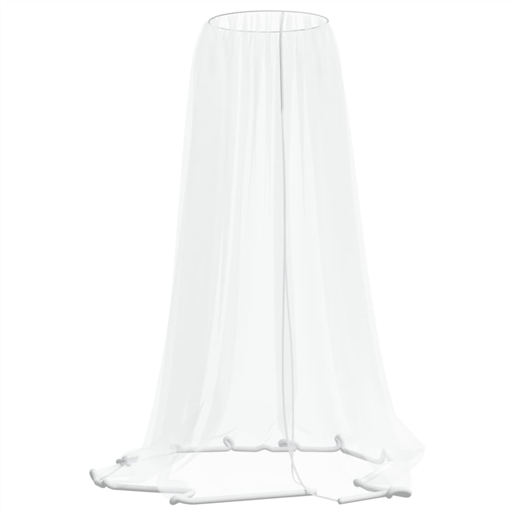 VidaXL moustiquaire pour parapluie 220 maille φ300x230 cm blanc
