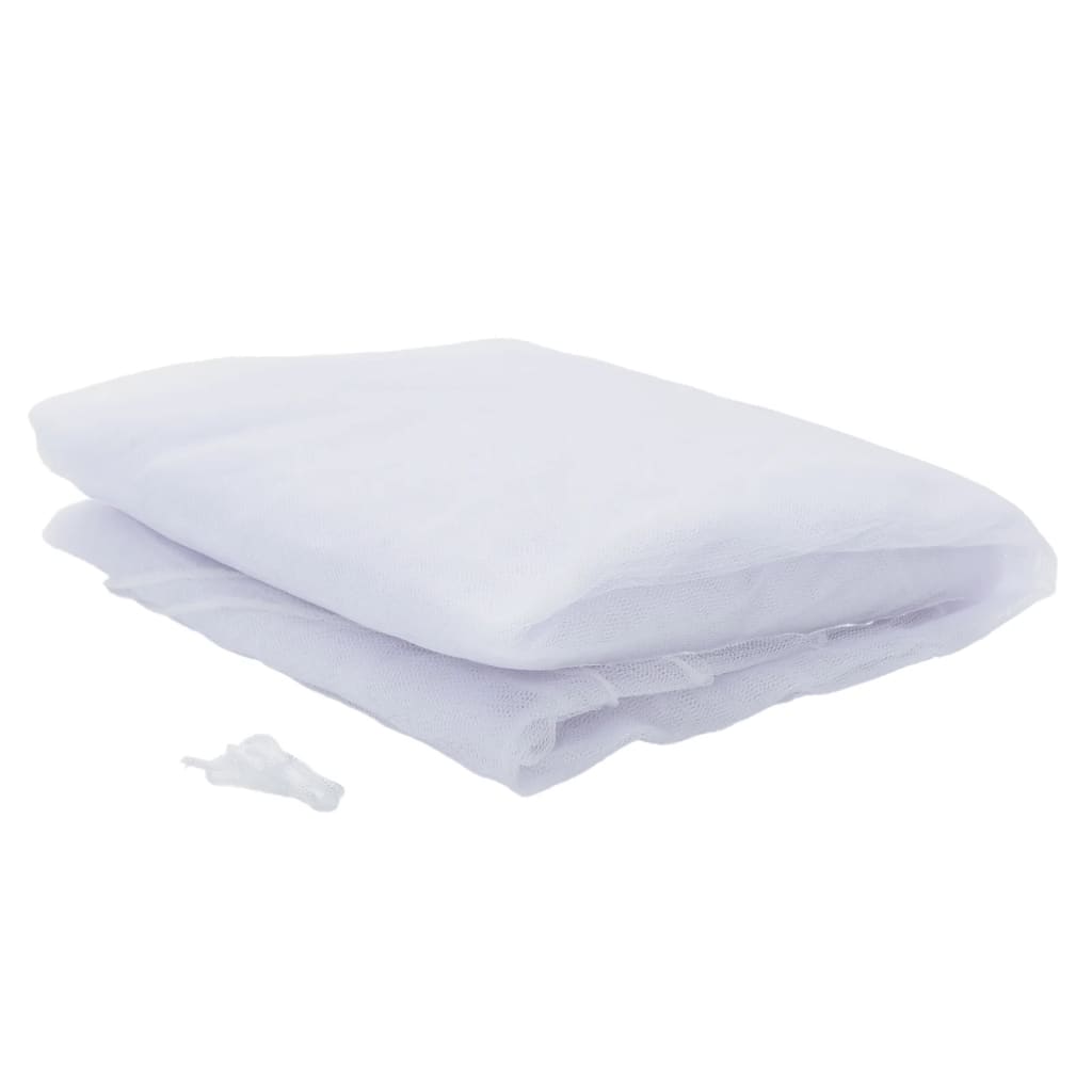 VidaXL moustiquaire pour parapluie 220 maille φ300x230 cm blanc