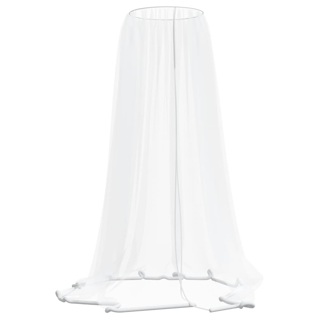 VidaXL moustiquaire pour parapluie 220 maille φ330x250 cm blanc
