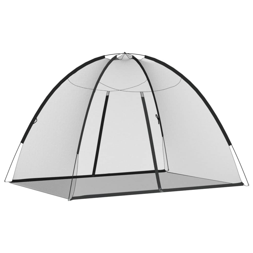 VidaXL moustiquaire avec portes Mongolie 220 maille 200x150x140 cm noir