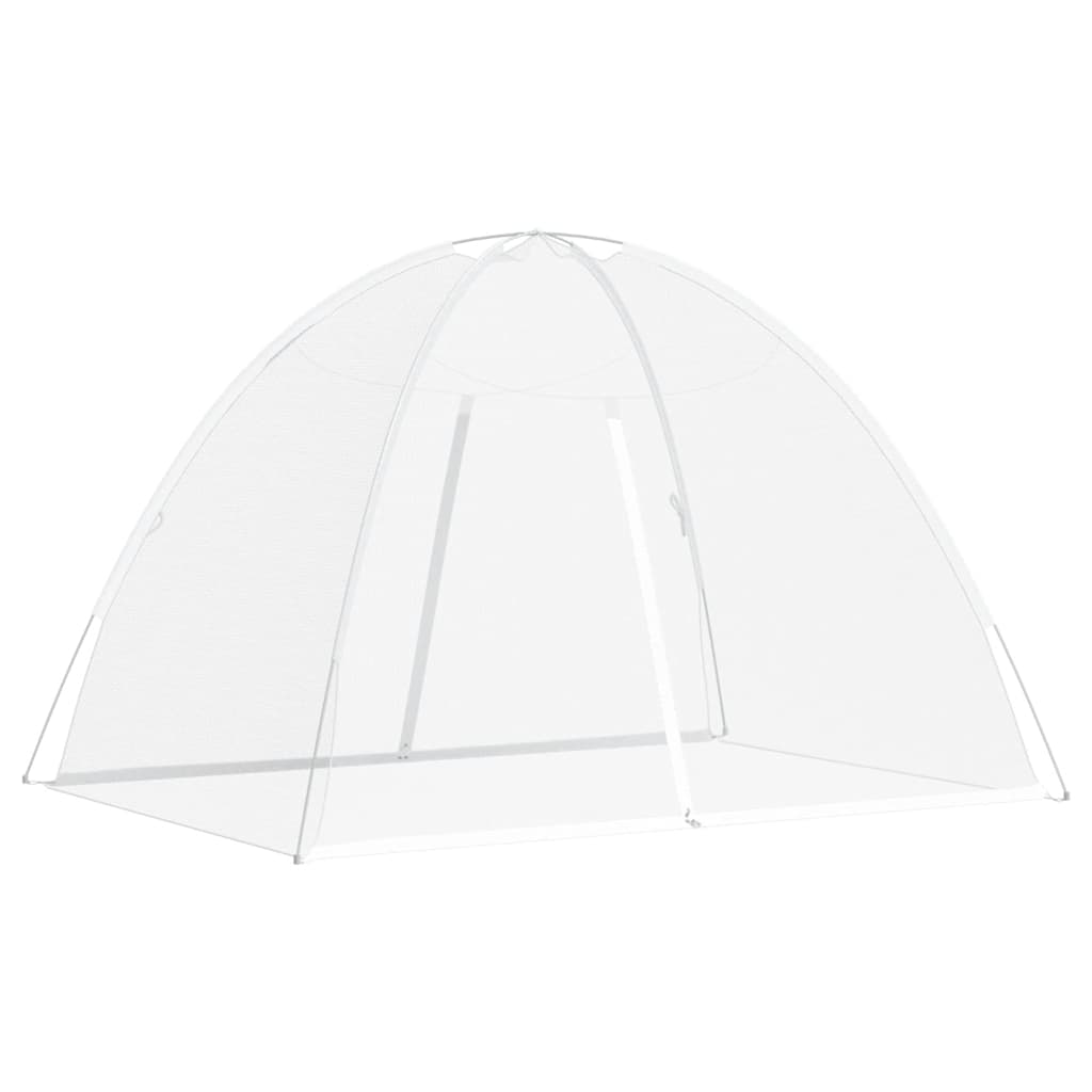 Vidaxx moustiquaire avec portes mongolie 220 maille 200x150x140 cm blanc