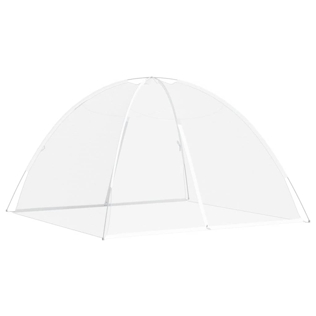 Vidaxx moustiquaire avec portes mongolie 220 maille 200x200x130 cm blanc