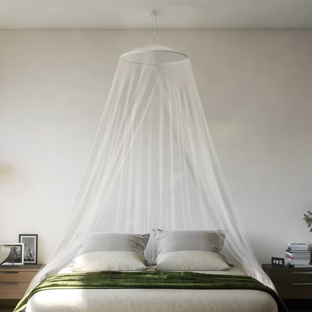VidaXL moustiquaire pour lit 220 maille 56x56x220 cm blanc