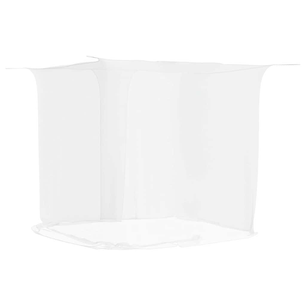Vidaxx moustiquaire suspendue 156 maille 220x100x150 cm blanc