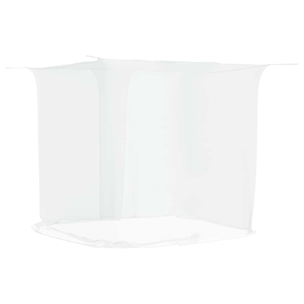 Vidaxx moustiquaire suspendue 156 maille 220x120x150 cm blanc