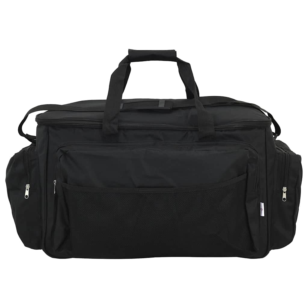 VidaXL sac de pêche tissu oxford imperméable noir