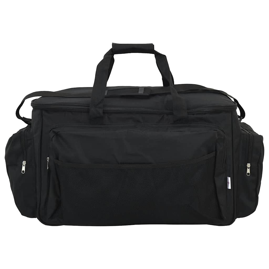 VidaXL sac de pêche tissu oxford imperméable noir