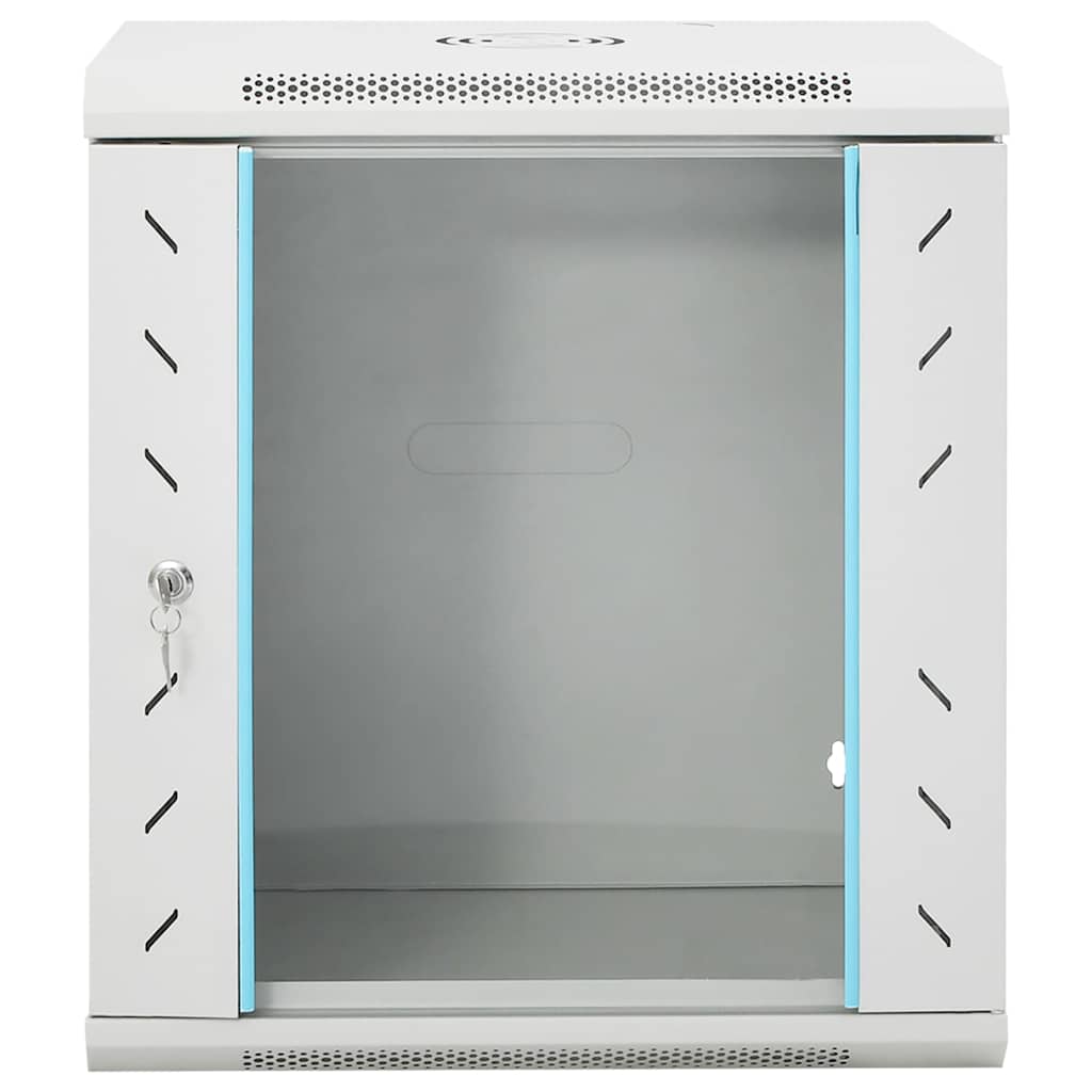 Vidaxxl armoire réseau murale 12h 19 ip20 53x40x60 cm
