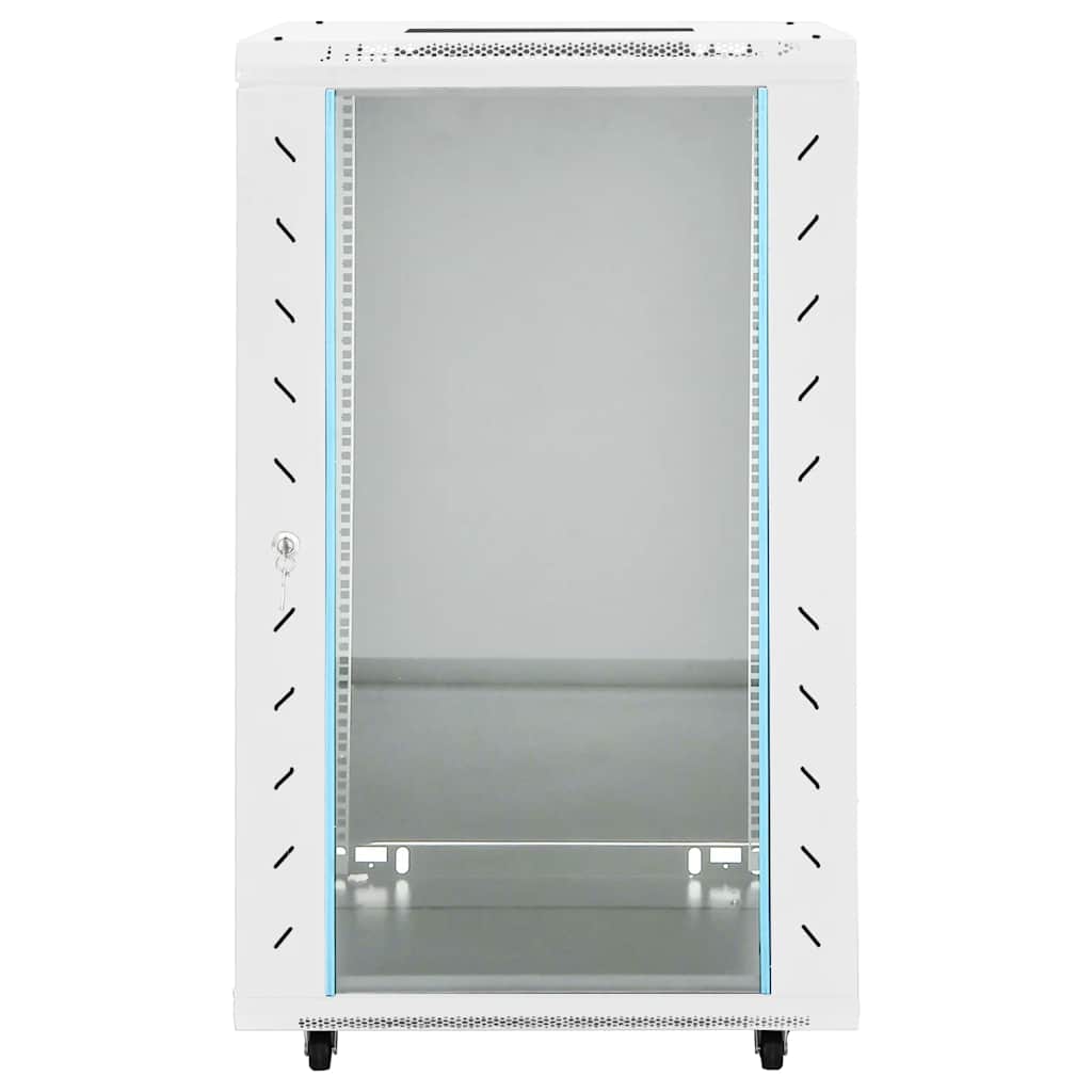VidaXL Armoire réseau à roulettes 18U 19 IP20 60x60x100 cm