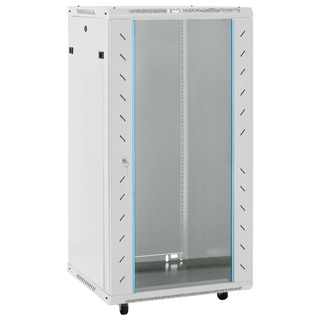 VidaXL Armoire réseau à roulettes 22U 19 IP20 60x60x120 cm