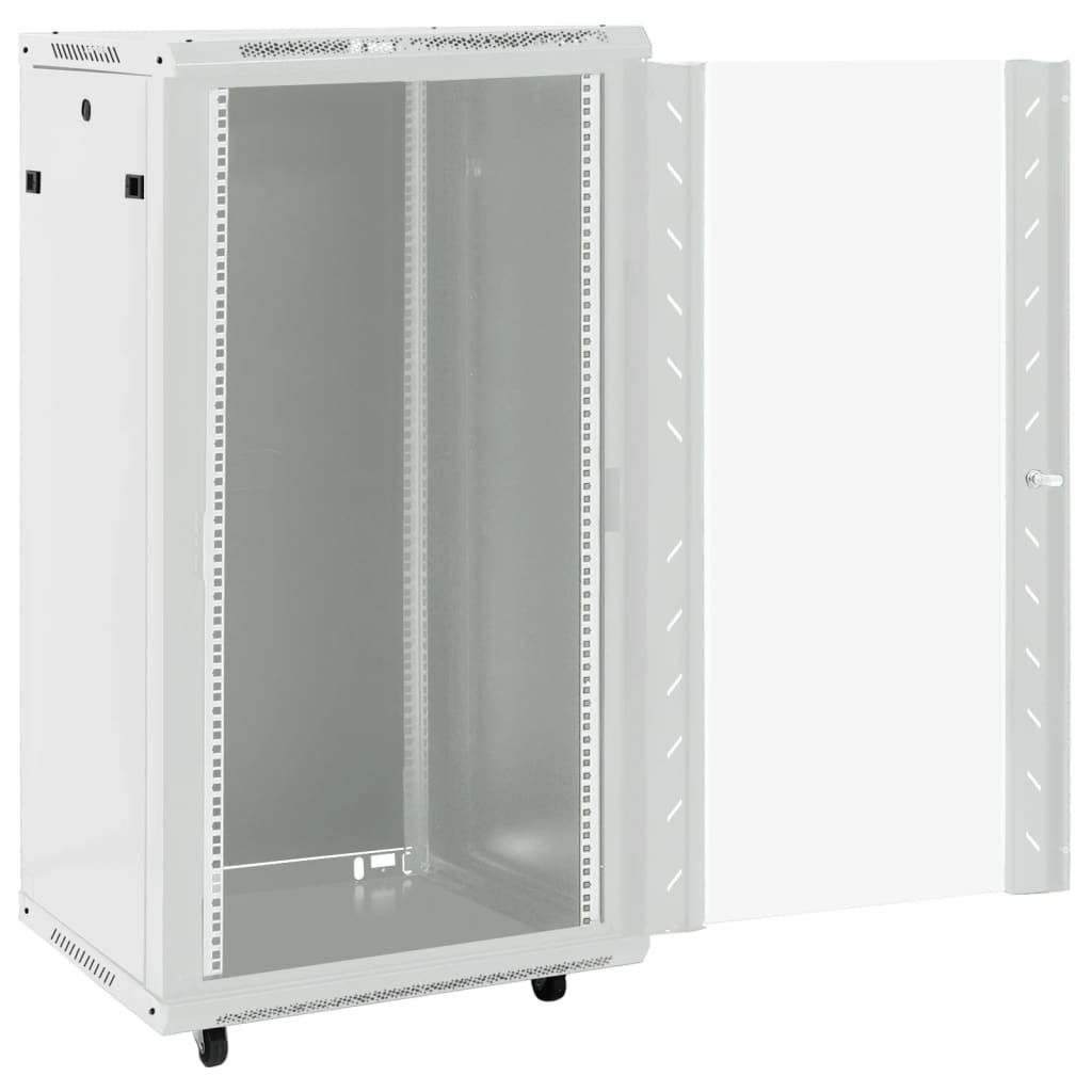 VidaXL Armoire réseau à roulettes 22U 19 IP20 60x60x120 cm